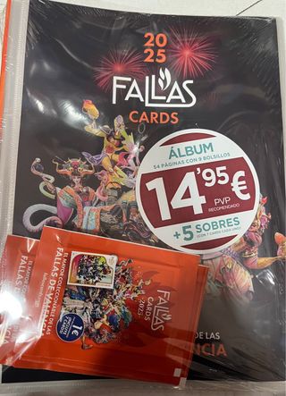 Álbum Fallas Cards 2025 + 5 Sobres