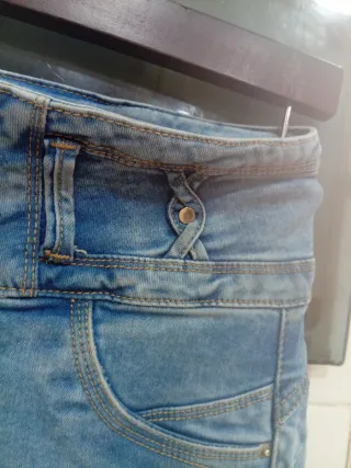 Pantalón Pirata Vaquero Denim Talla 38