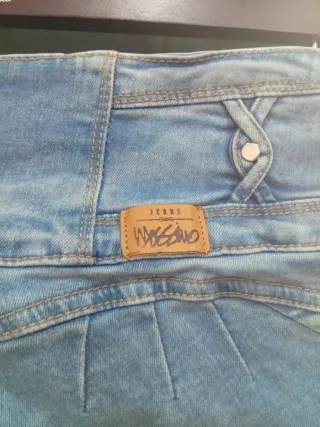 Pantalón Pirata Vaquero Denim Talla 38