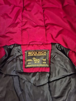 Giubbino Woolrich Rosso Taglia L