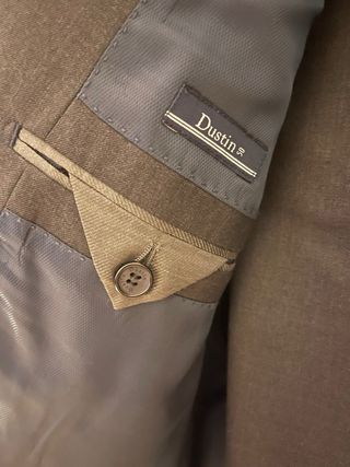 Traje de hombre en gris oscuro (Talla L) - NUEVO