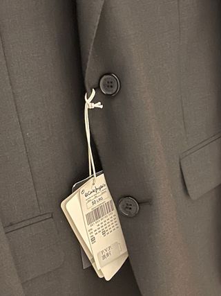 Traje de hombre en gris oscuro (Talla L) - NUEVO