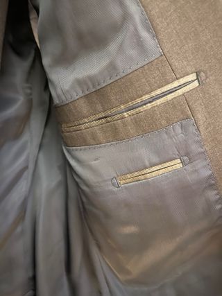 Traje de hombre en gris oscuro (Talla L) - NUEVO