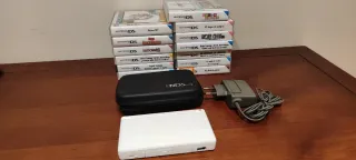 Nintendo DS Lite Blanca + 14 Juegos