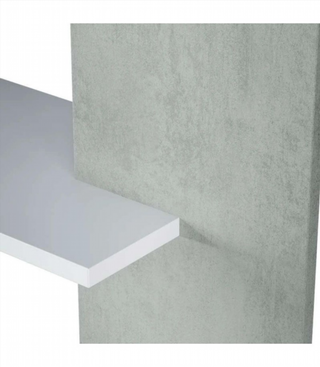 Estantería 5 Baldas. Blanco Artik/Cemento