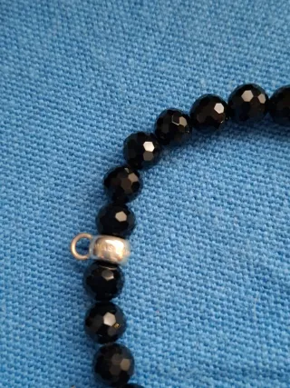 Pulsera Thomas Sabo piedras negras y plata