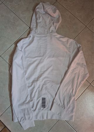 Felpa EA7 Emporio Armani Bianca L