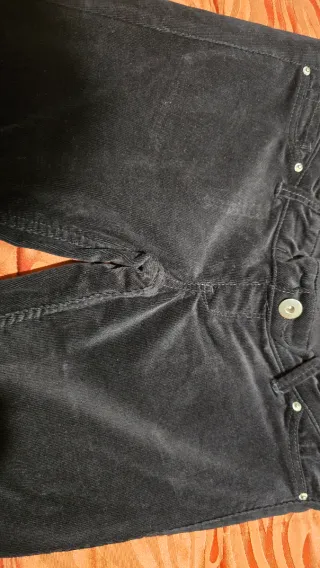 Pantaloni costine Velluto Premaman Neri