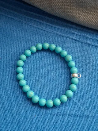 Pulsera Thomas Sabo Turquesa y Plata