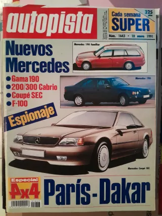 Revista Autopista Núm. 1643 Enero 1991
