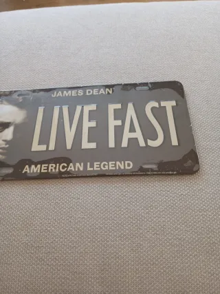 Matrícula James Dean Live Fast