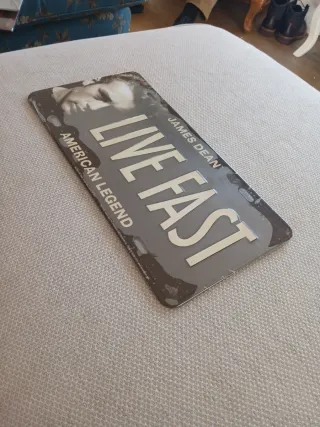 Matrícula James Dean Live Fast