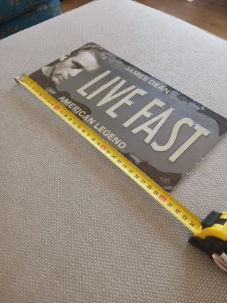 Matrícula James Dean Live Fast