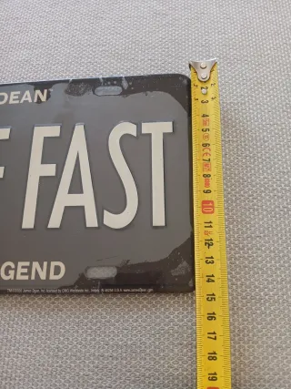 Matrícula James Dean Live Fast