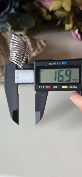 Anillo Plata Estilo Años 80