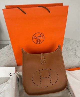 Bolso Hermes Evelyn 29 Camel