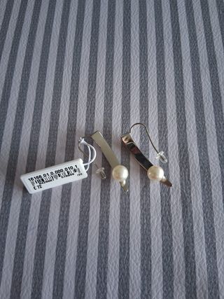 Pendientes Majorica Perlas Auténticas Plata