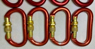 Lote 11 Mosquetones Lucky Speleo