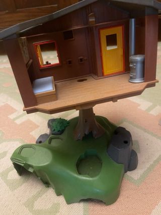 Lote Playmobil: Banco, Torre, comisaría y Casa