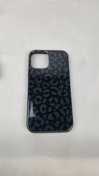 Custodia iPhone 12/12 Pro Leopardo Nero