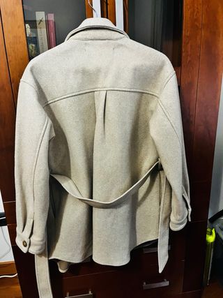 Sobrecamisa Zara Beige