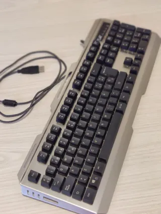 Teclado Gaming PLAY Metal/Aluminio