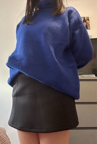 Falda mini negra Mango Talla S