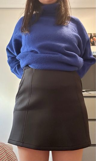 Falda mini negra Mango Talla S