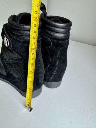 Armani Jeans Stivaletto Zeppa Interna Nero