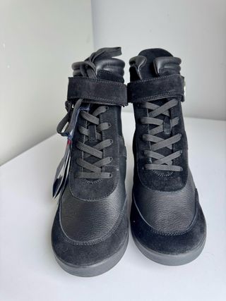 Armani Jeans Stivaletto Zeppa Interna Nero