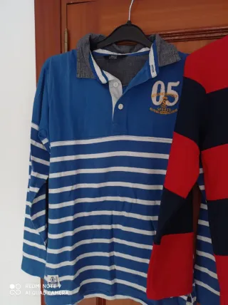 Polos niño manga larga