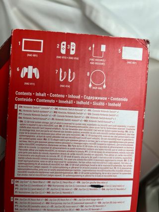 Nintendo Switch Azul/Rojo + Accesorios