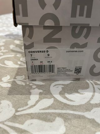 Converse Beige e Rosso