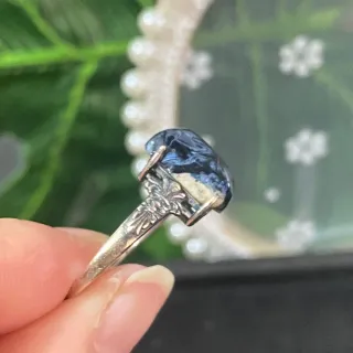 Anillo Plata Pietersite natural