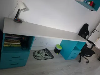 Habitación juvenil con cama nido