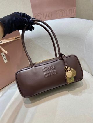 Bolso Saint Laurent Marrón Piel