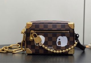 Bolso Saint Laurent Marrón Piel