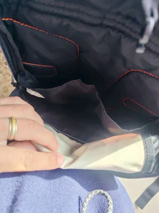 Zaino B'Twin Ciclismo Arancione/Grigio