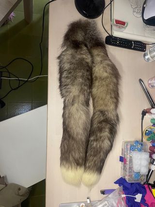 Bufanda pelo vintage años 80