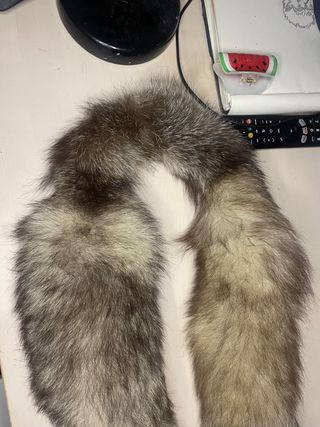 Bufanda pelo vintage años 80