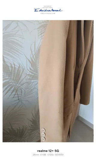 Cappotto sartoriale color cammello- stile blazer