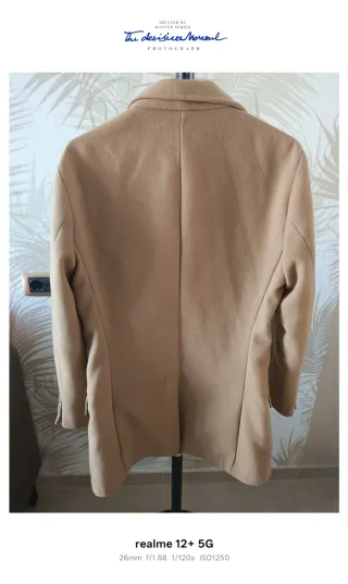 Cappotto sartoriale color cammello- stile blazer