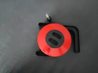 Enrollacables alargador rojo