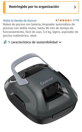 Robot Limpiafondos Gosvor Batería Inalámbrico