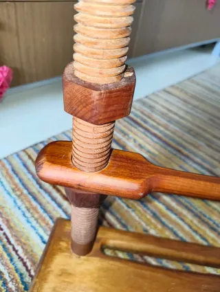 Bastidor antiguo para coser encuadernar libros