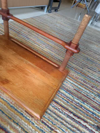 Bastidor antiguo para coser encuadernar libros