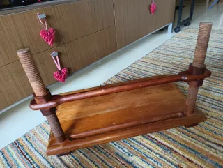 Bastidor antiguo para coser encuadernar libros