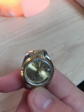 Reloj Ricoh Mujer Automático Dorado