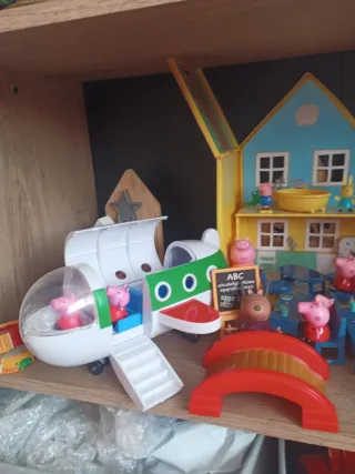 Lote Peppa Pig: Casa, Coche, Bus y Más ENVIO RAPID