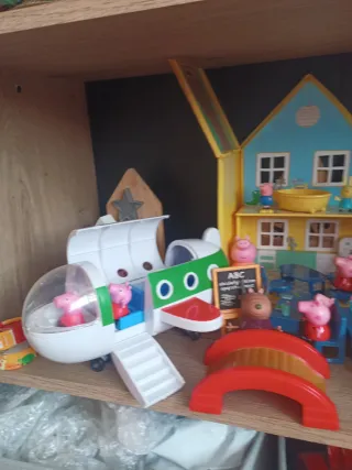 Lote Peppa Pig: Casa, Coche, Bus y Más ENVIO RAPID